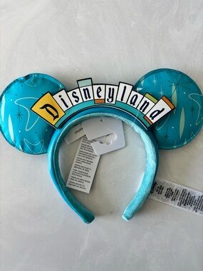 Disney Teal 'Making Magic' Minnie Ears Headband